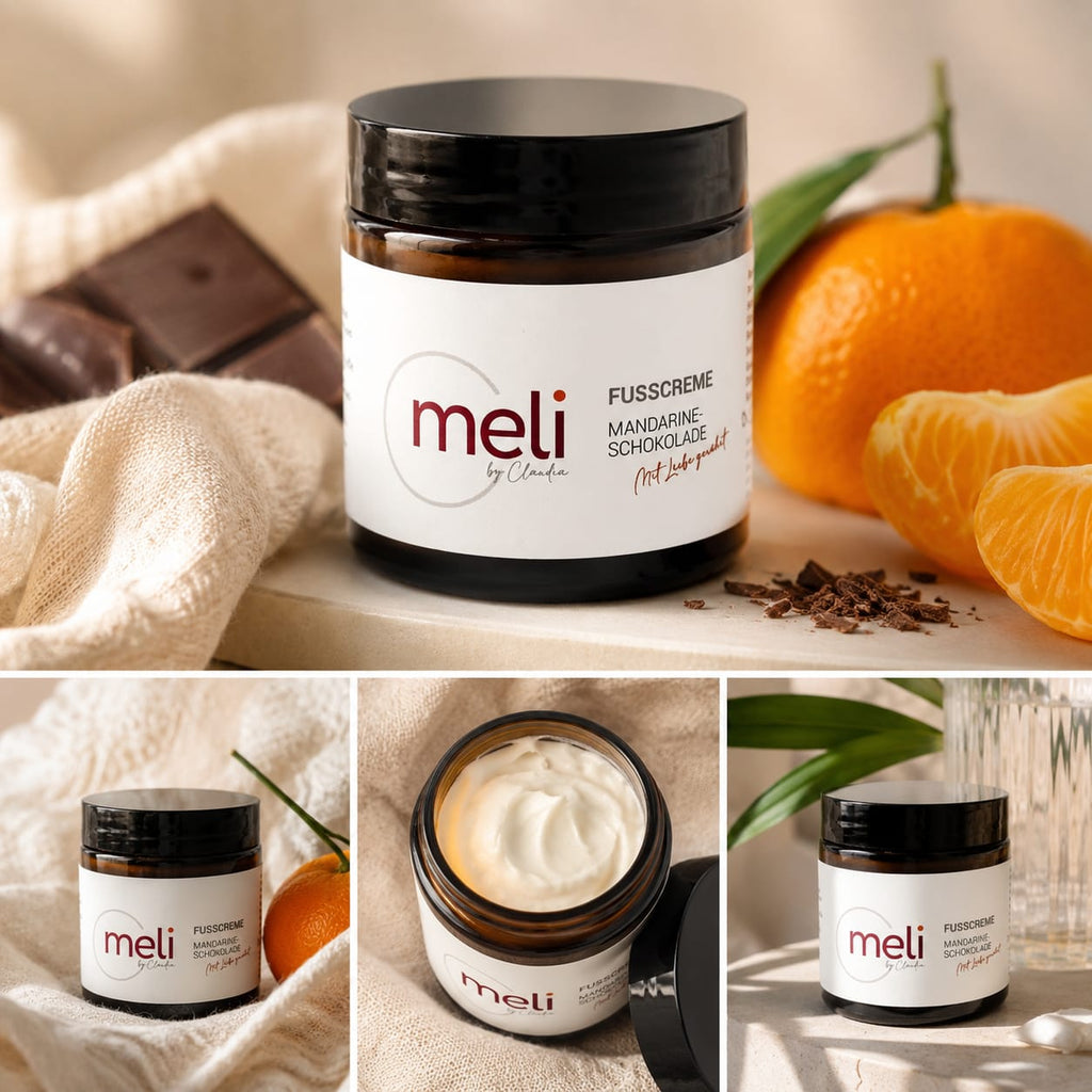 Meli Fusscreme - Mandarine/Schokolade